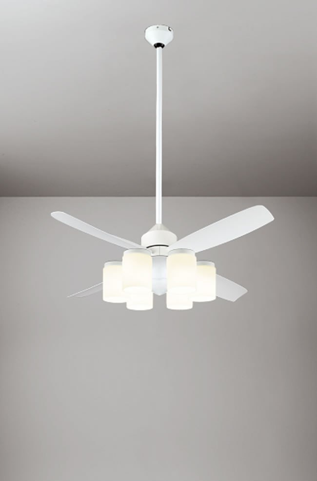 WF492 + WF494LD / WF494ND + WF593 ODELIC(オーデリック)製シーリングファンライト【生産終了品】