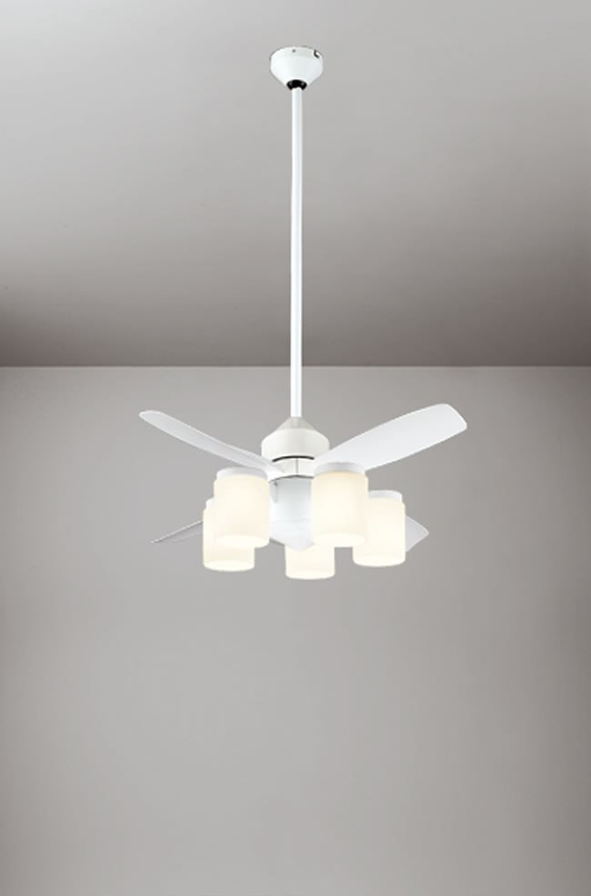 WF499 + WF493LD / WF493ND + WF593 ODELIC(オーデリック)製シーリングファンライト【生産終了品】