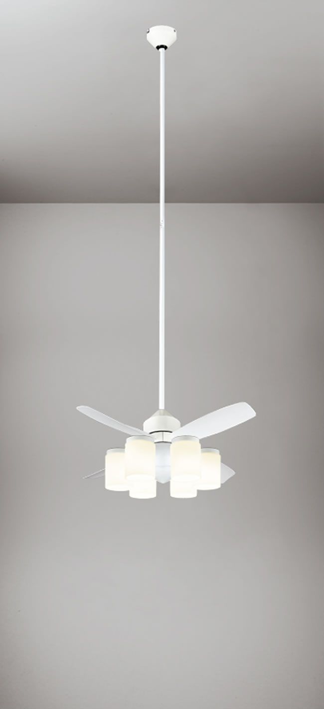 WF499 + WF494LD / WF494ND + WF595 ODELIC(オーデリック)製シーリングファンライト【生産終了品】