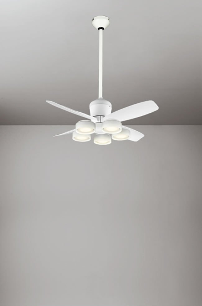 WF811P1 + WF822LR / WF822NR + WF732P1,高演色LED [R15] ODELIC(オーデリック)製シーリングファンライト【生産終了品】