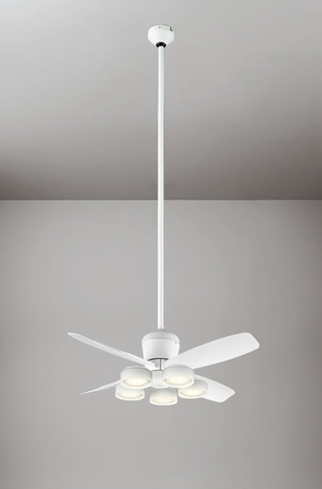 WF811P1 + WF822LR / WF822NR + WF734P1,高演色LED [R15] ODELIC(オーデリック)製シーリングファンライト【生産終了品】