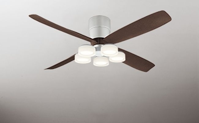 WF060(060#+910#) + WF065LR / WF065NR,高演色LED [R15] 大風量 LED 電球色/昼白色 5灯 薄型 軽量 ODELIC(オーデリック)製シーリングファンライト