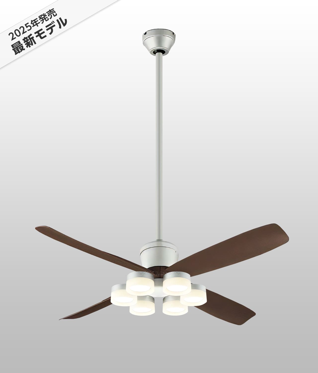WF080P1(080#+910#) + WF299LR / WF299WR / WF299NR + WF614P1,高演色LED [R15] 大風量 傾斜対応 LED 電球色/温白色/昼白色 6灯 ODELIC(オーデリック)製シーリングファンライト