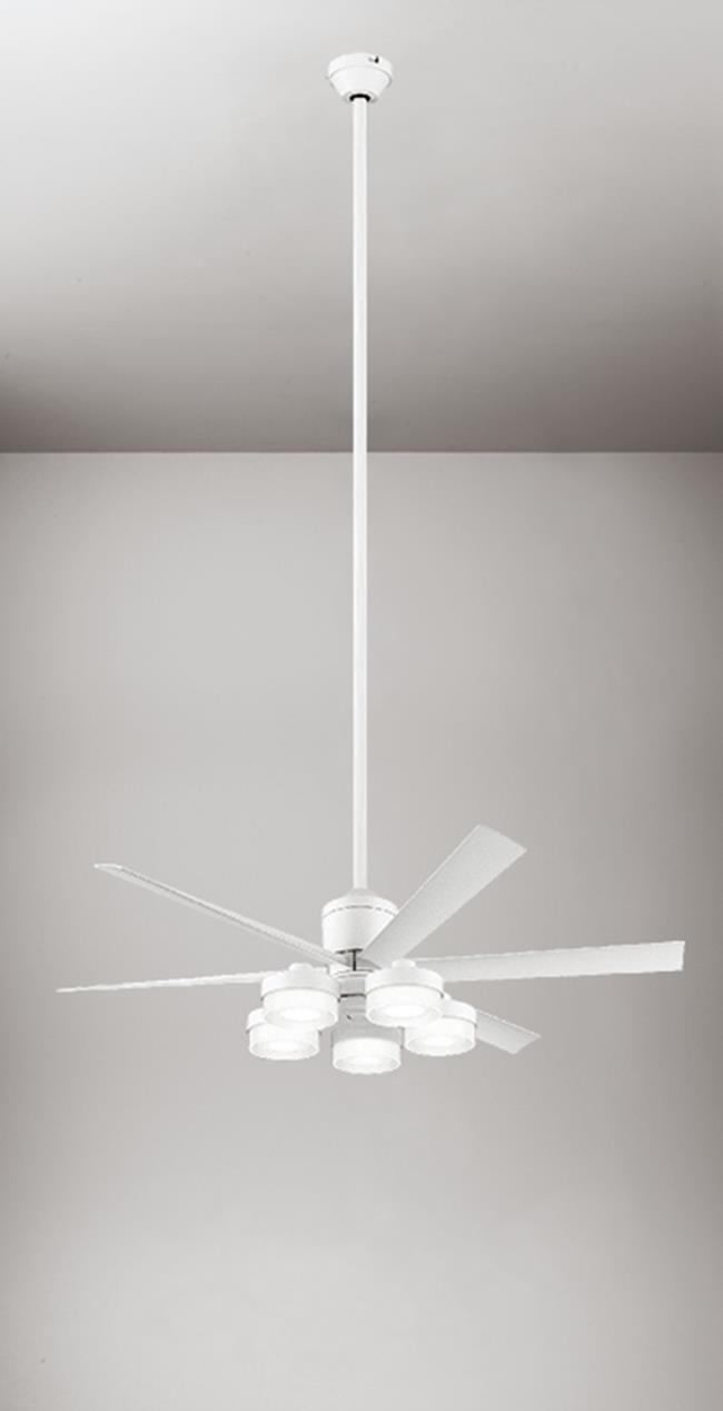 大風量 傾斜対応 LED 調光・光色切替(電球色-昼白色) 5灯 高演色LED