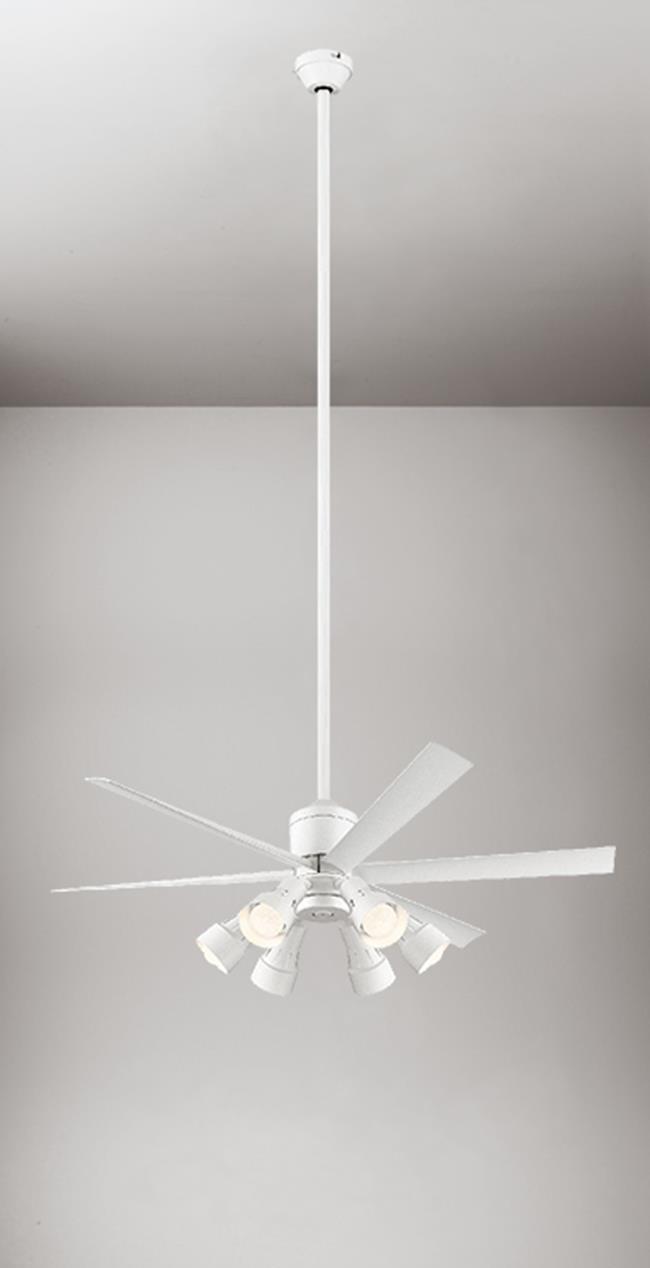 WF239 + WF277PR + WF735,高演色LED [R15]  大風量 傾斜対応 LED 調光・光色切替(電球色-昼白色) 6灯 ODELIC(オーデリック)製シーリングファンライト