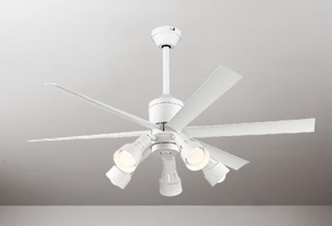 即日発送 大風量 傾斜対応 LED 調光・光色切替(電球色-昼白色) 5灯 高