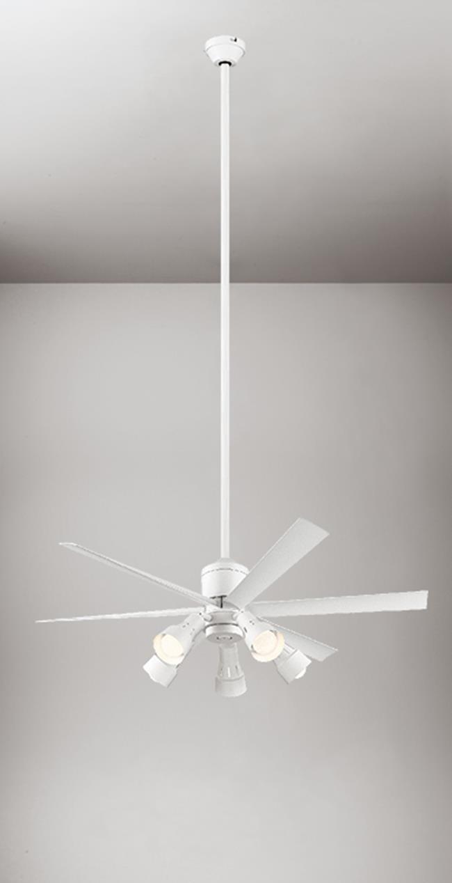 WF239 + WF278PR + WF735,高演色LED [R15]  大風量 傾斜対応 LED 調光・光色切替(電球色-昼白色) 5灯 ODELIC(オーデリック)製シーリングファンライト