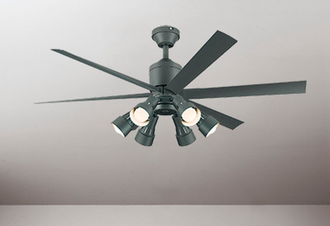 即日発送 大風量 傾斜対応 LED 調光・光色切替(電球色-昼白色) 6灯 高