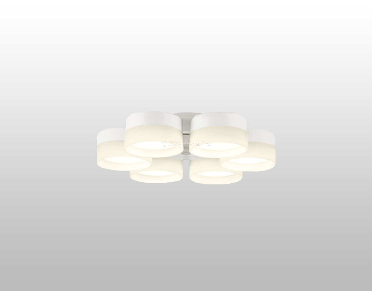 WF257PR,6灯灯具単体 高演色LED [R15]  ODELIC(オーデリック)製シーリングファン オプション単体