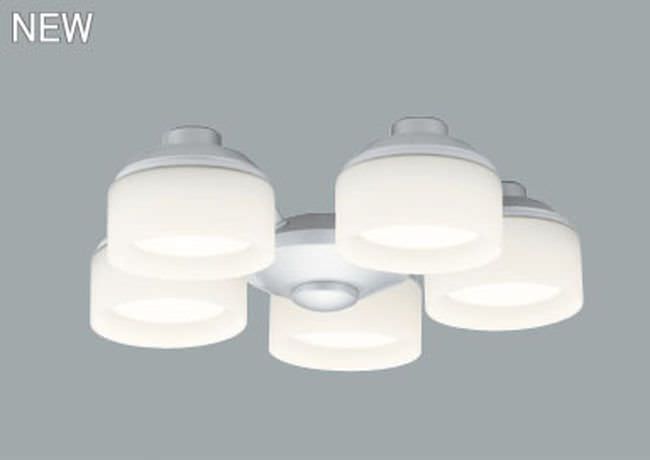 WF275LD / WF275ND,5灯灯具単体 ODELIC(オーデリック)製シーリングファン オプション単体【生産終了品】