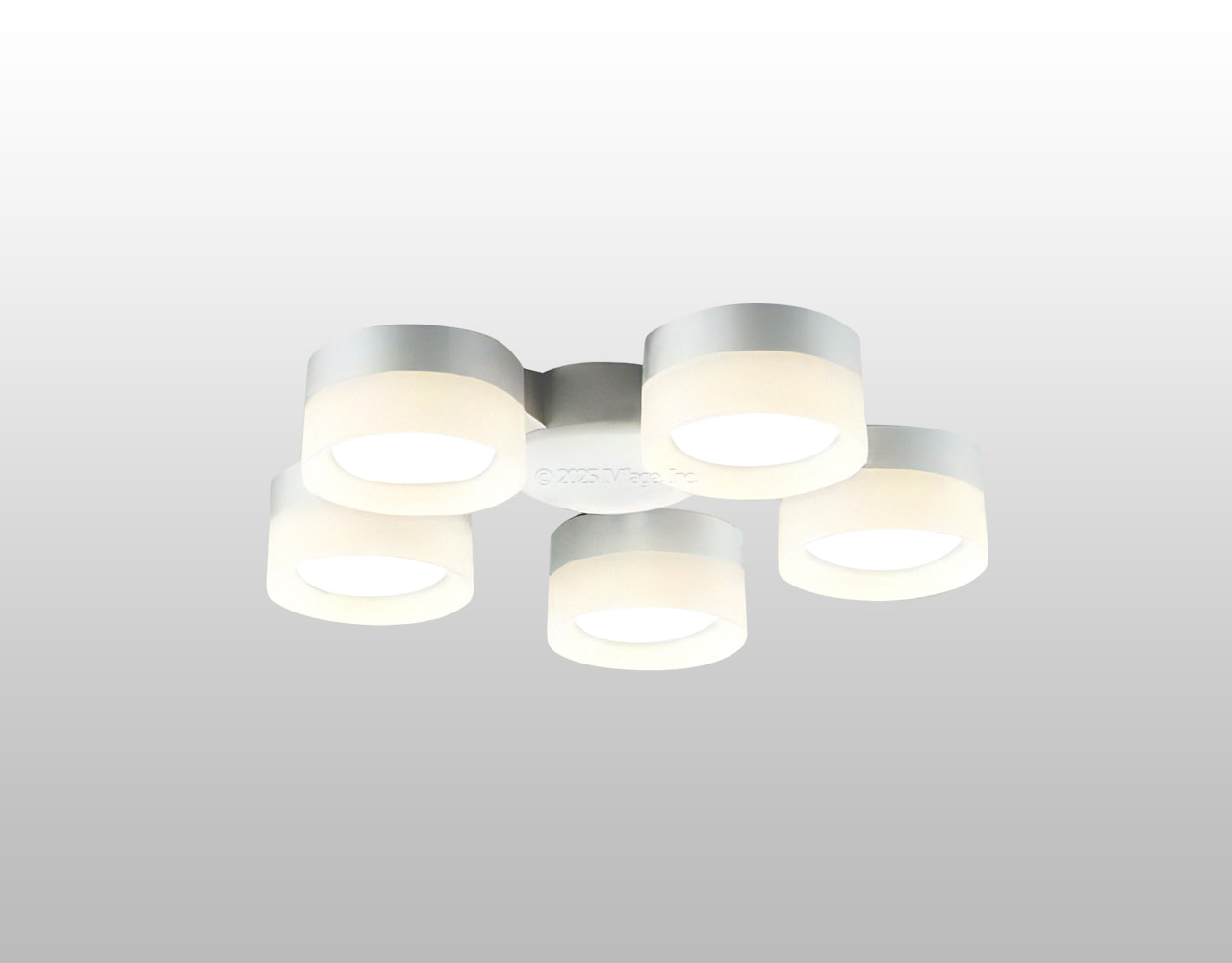 WF300LR / WF300WR / WF300NR,5灯灯具単体　高演色LED [R15] ODELIC(オーデリック)製シーリングファン オプション単体