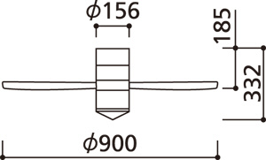 WF498 ODELIC(オーデリック)製シーリングファン【生産終了品】
