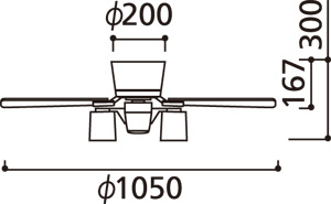 WF509 ODELIC(オーデリック)製シーリングファンライト【生産終了品】