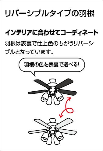 WF547PR,高演色LED [R15]  LED 調光・光色切替(電球色-昼白色) 5灯 薄型 ODELIC(オーデリック)製シーリングファンライト