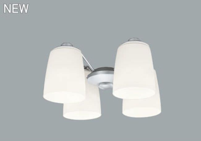 WF765LD / WF765ND,4灯灯具単体 ODELIC(オーデリック)製シーリングファン オプション単体【生産終了品】