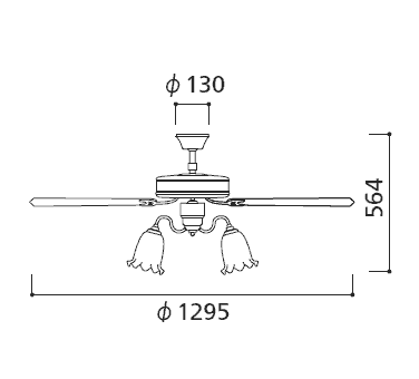 WF772 + WF777LD / WF777ND ODELIC(オーデリック)製シーリングファンライト【生産終了品】