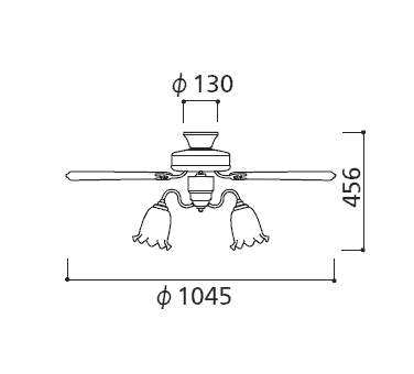 WF773 + WF778L / WF778N ODELIC(オーデリック)製シーリングファンライト【生産終了品】