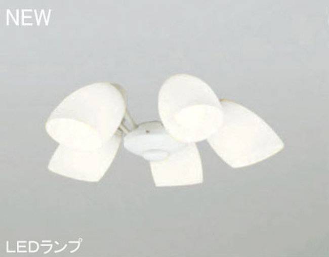 WF804LD / WF804ND,5灯灯具単体 ODELIC(オーデリック)製シーリングファン オプション単体【生産終了品】