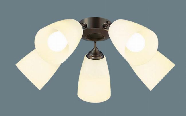 SPE5553KCE,5灯灯具単体 Panasonic(パナソニック)製シーリングファン オプション単体【生産終了品】