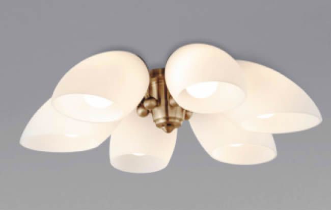 BFC60007ZN,6灯灯具単体 TOSHIBA(東芝ライテック)製シーリングファン オプション単体【生産終了品】