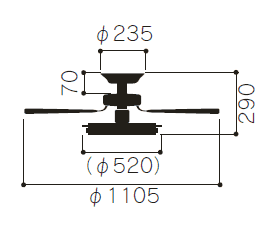 IPH-6100M + FVH86911CF TOSHIBA(東芝ライテック)製シーリングファンライト【生産終了品】