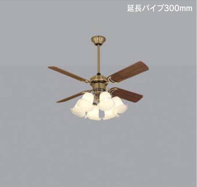 IPH-5100M + IC80071N-6G + IPH-537N TOSHIBA(東芝ライテック)製シーリングファンライト【生産終了品】