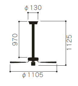 IPH-5200M + IPH-535N TOSHIBA(東芝ライテック)製シーリングファン【生産終了品】