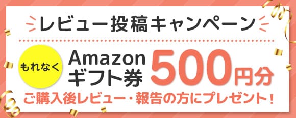 ファズーのレビュー投稿キャンペーン AMAZONギフト券プレゼント