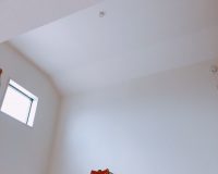 平塚市　戸建て　ロフト付き傾斜天井　オーデリック製シーリングファンライト　取付工事