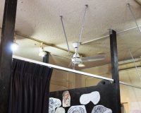 渋谷区　タトゥースタジオ　店舗　シーリングファン取り付け工事