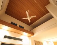 川崎市 戸建て ロフト付き天井 パナソニック製シーリングファン 取付工事