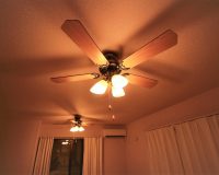 東京都世田谷区 戸建て 普通天井 日本電興製シーリングファン 取付工事