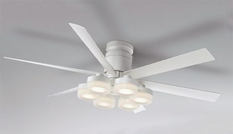 WF237 + WF267PC 大風量 LED 調光調色 6灯 薄型 ODELIC(オーデリック)製シーリングファンライト