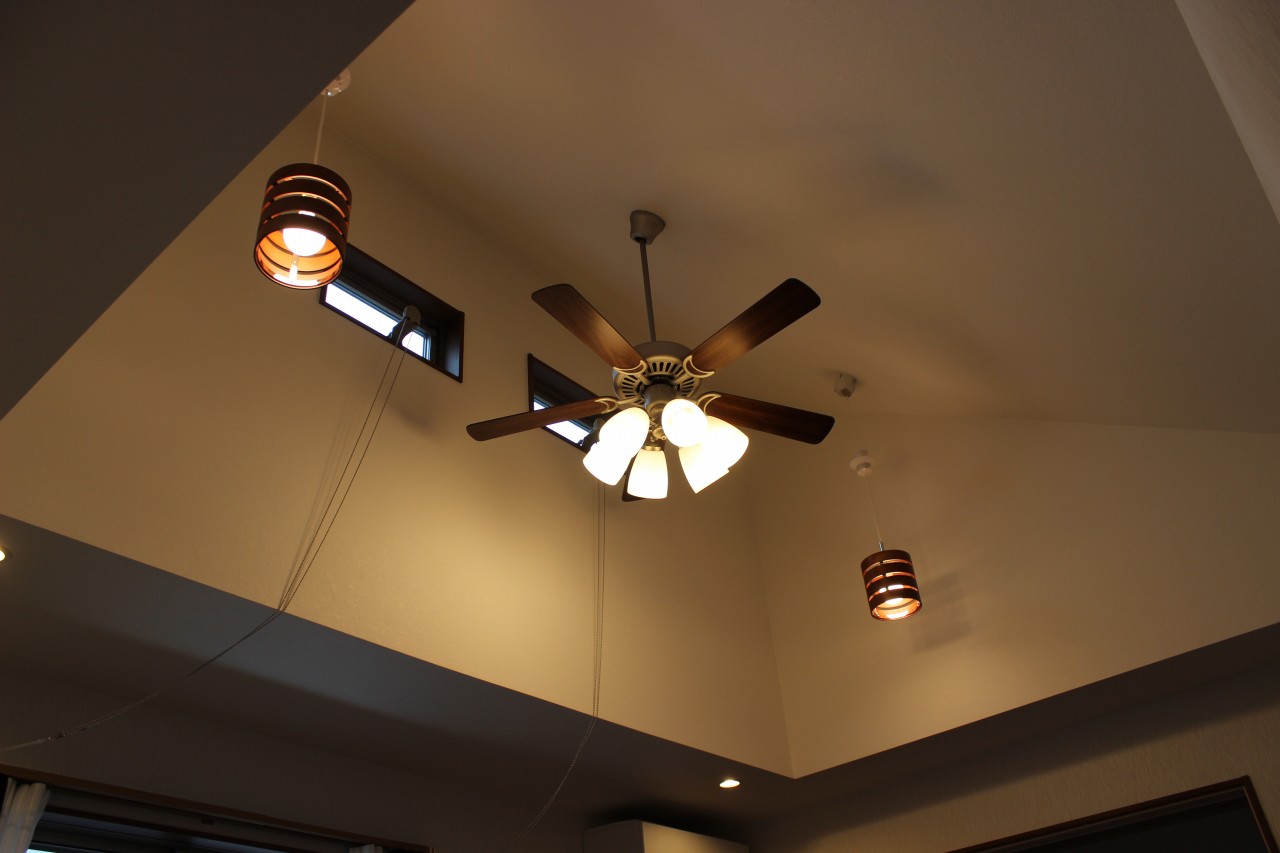 daiko ダイコー DP-35202G DP-35203G Light シーリングファン ライト 専門店 設置工事 事例写真 02