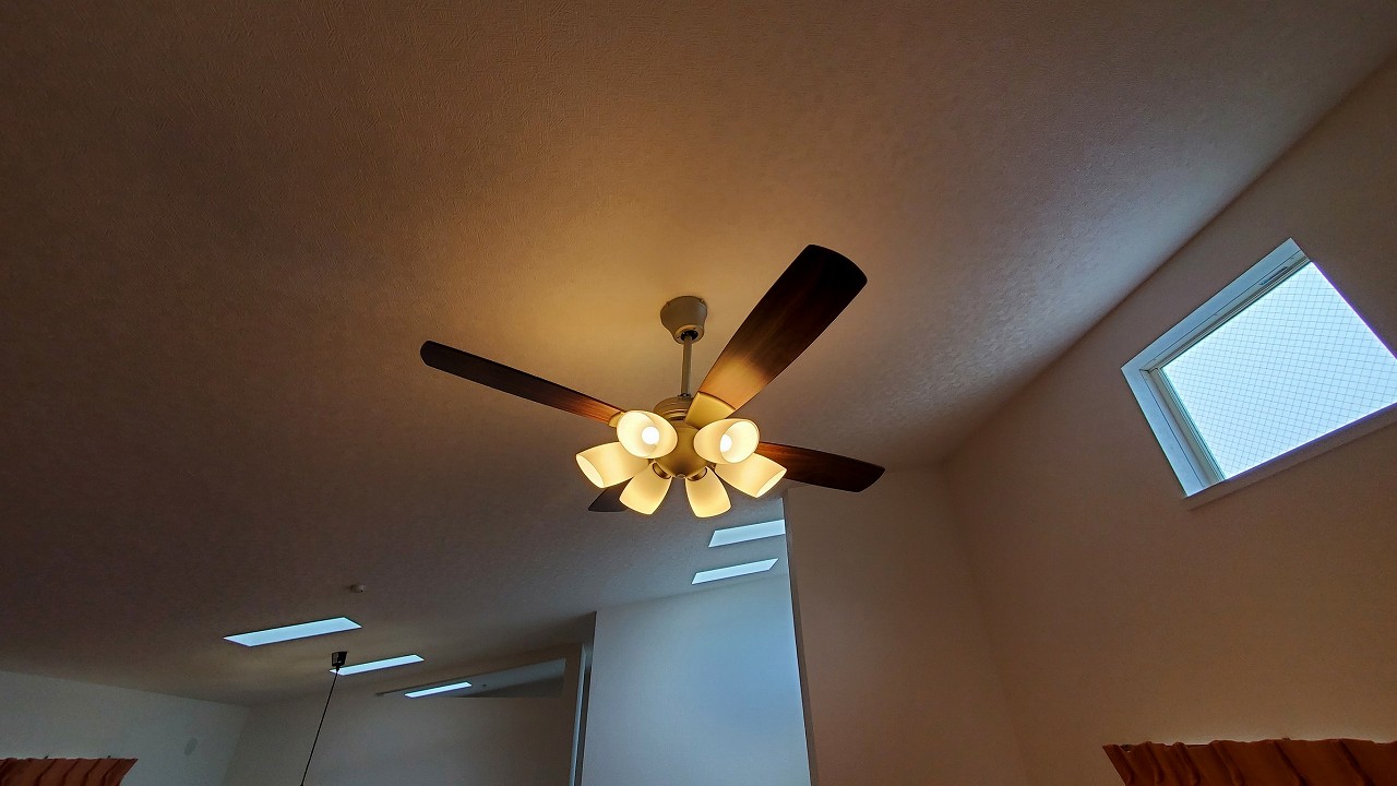 daiko ダイコー YCF-111S YCF-112S Light シーリングファン ライト 専門店 設置工事 事例写真 10