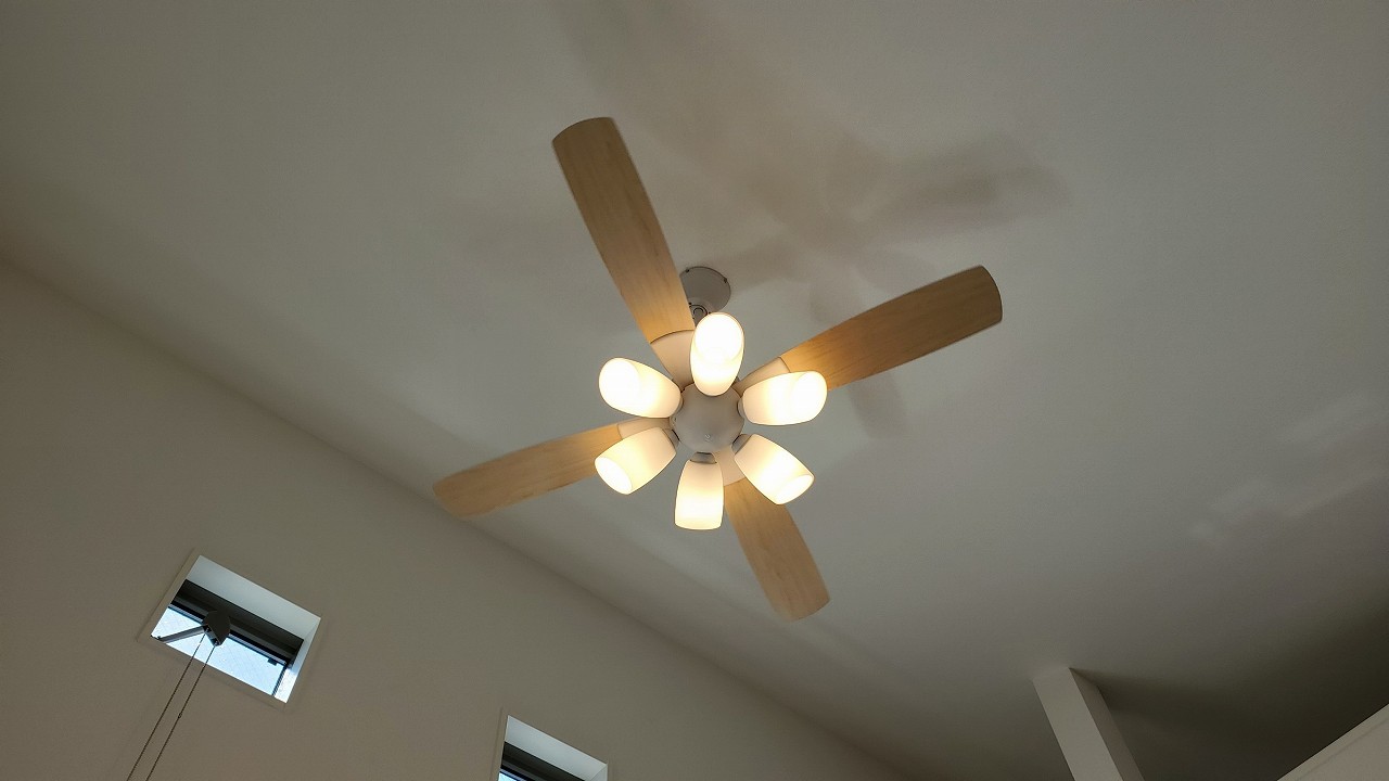 daiko ダイコー YCF-111W YCF-112W Light シーリングファン ライト 専門店 設置工事 事例写真 10