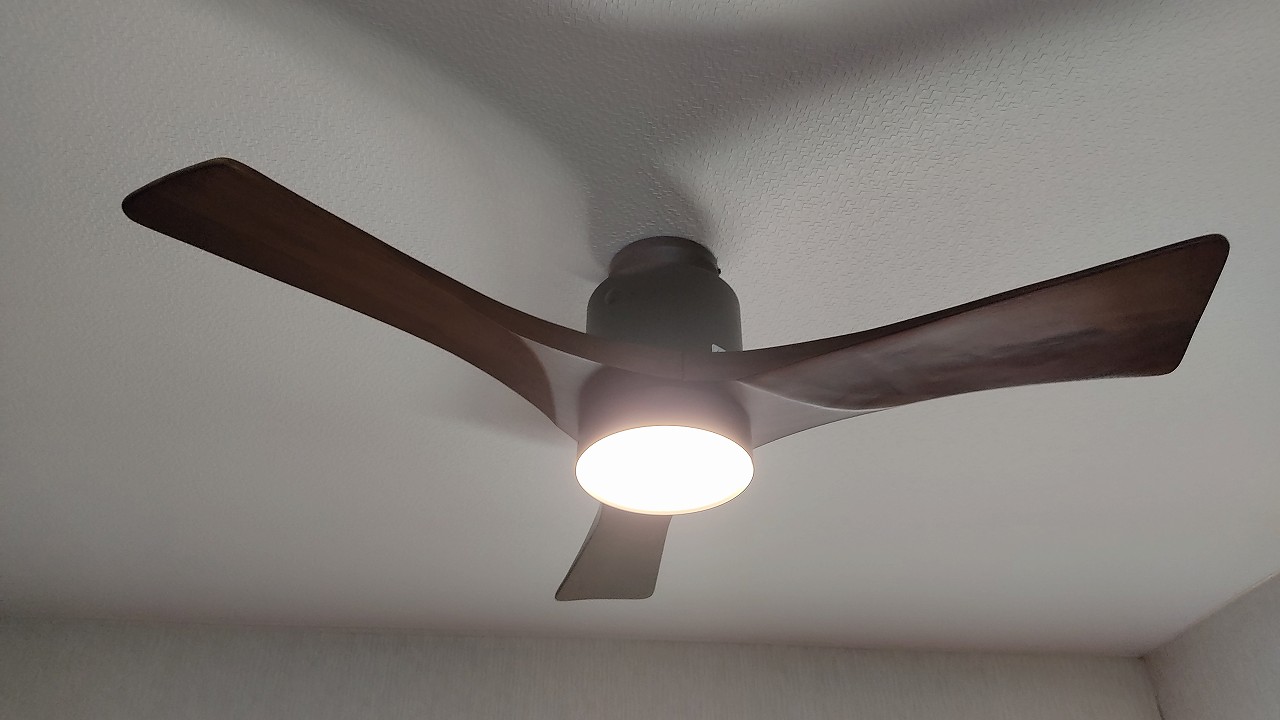 ivillage アイ・ヴィレッジ fazoo ファズー IF0140L-WH IF0140L-BK Light シーリングファン ライト 専門店 設置工事 事例写真 05