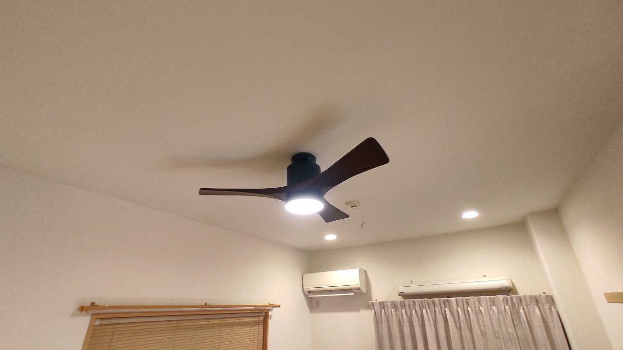 ivillage アイ・ヴィレッジ fazoo ファズー IF0140L-WH IF0140L-BK Light シーリングファン ライト 専門店 設置工事 事例写真 08