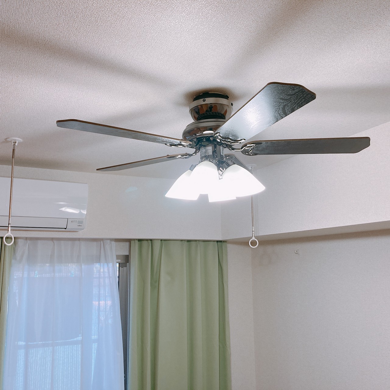 nihondenko 日本電興 ND-CFL Light シーリングファン ライト 専門店 設置工事 事例写真 06