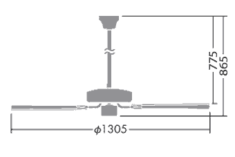 DP-35202G + DP-35320 + DP-35206 傾斜対応 DAIKO(ダイコー)製シーリングファン