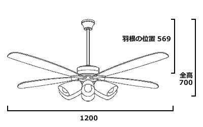 YCF-002S4SS + LED133WW / LED133CWF DAIKO(ダイコー)製シーリングファンライト【生産終了品】