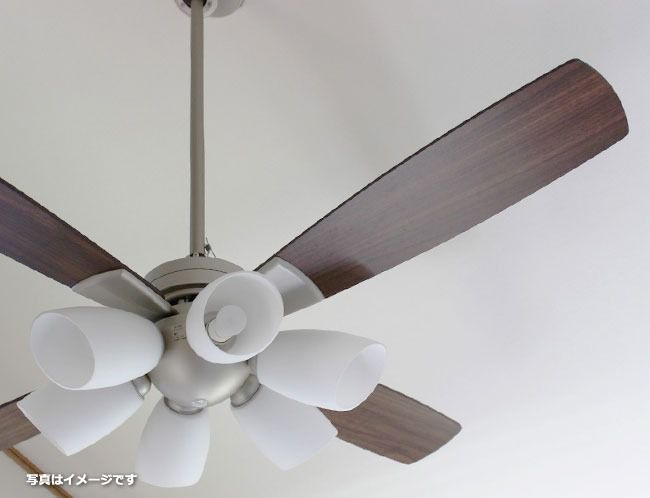 YCF-112S4SS/YCF-112S + P40S 傾斜対応 LED 6灯 DAIKO(ダイコー)製シーリングファンライト
