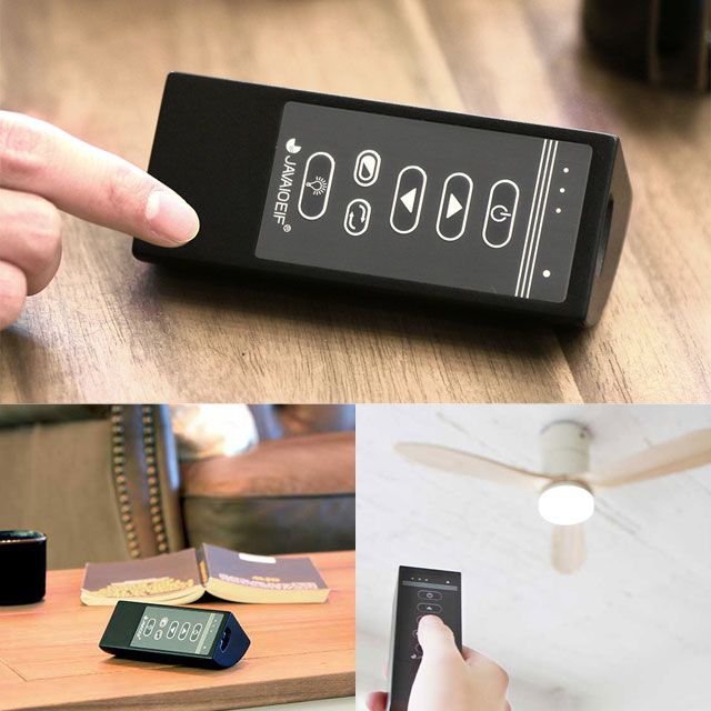 JE-CF017M WH,JAVALO ELF Modern Collection REAL wood blades 大風量 LED 調光 電球色 1灯 薄型 軽量 HANWA(阪和)ハンワ製シーリングファンライト