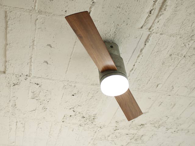 JE-CF005M-GY + C-F01,JAVALO ELF Modern Collection 2blades style 電球色 LED 調光 1灯 薄型 軽量 HANWA(阪和)ハンワ製シーリングファンライト