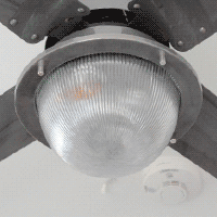 CF42-003SV + LED133WW / LED133CWF,VENICE(ヴェニス42インチ) 傾斜対応 LED 2灯 軽量 HERMOSA(ハモサ)製シーリングファンライト