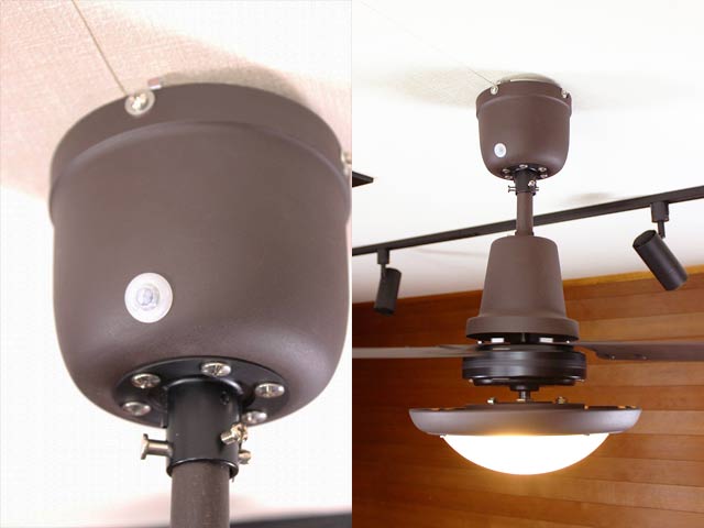 L-0030-BZ + LED133WW / LED133CWF,TRISLANDER(トライスランダー) LED 2灯 軽量 HERMOSA(ハモサ)製シーリングファンライト