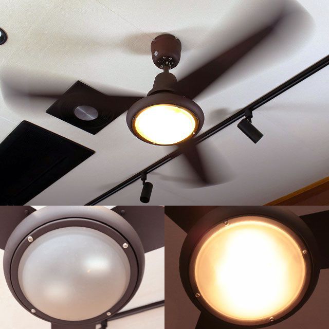 L-0030-BZ + LED133WW / LED133CWF,TRISLANDER(トライスランダー) LED 2灯 軽量 HERMOSA(ハモサ)製シーリングファンライト