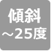 傾斜25度