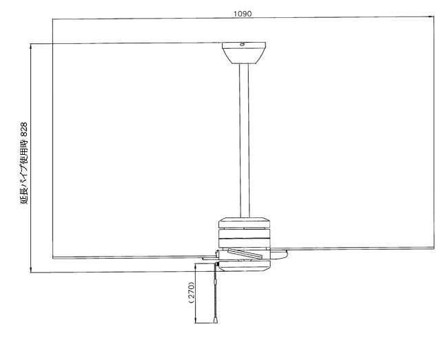 F-301 NEC_LIGHTING(NECライティング)製シーリングファン【生産終了品】