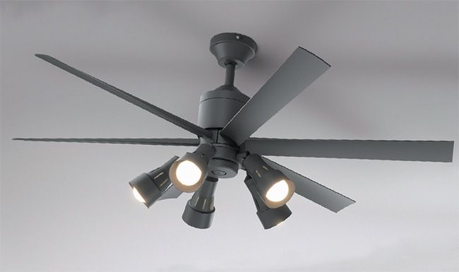 WF249 + WF280LC / WF280NC + WF738 大風量 傾斜対応 LED 調光 電球色/昼白色 5灯 ODELIC(オーデリック)製シーリングファンライト